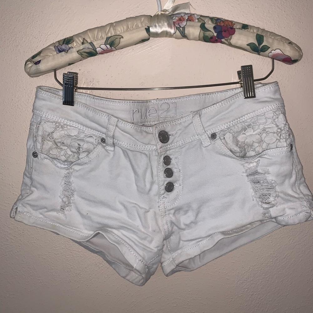White Shorts